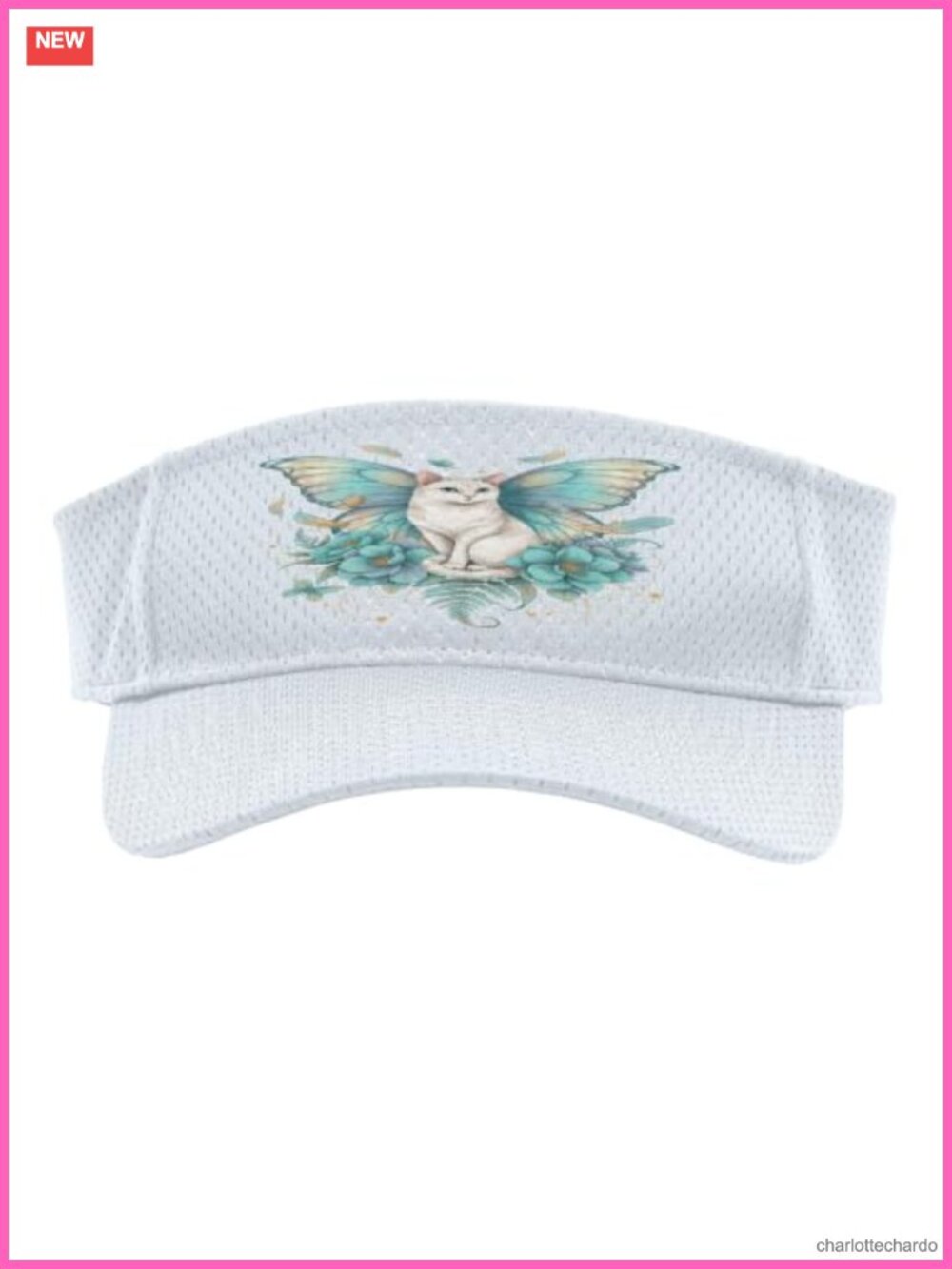 Softball Sport Sun Visor Polyester Mesh Adjustable Hook and Loop